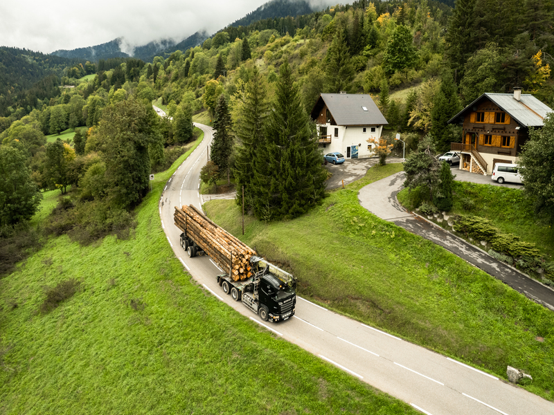 Transport de bois Saint-Laurent-du-Pont